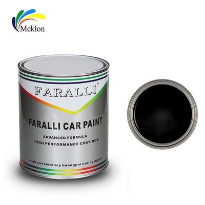 ความทนทานต่ออากาศที่ดี 1K สีดํามาก Auto Paint ODM OEM Car Refinish Paint