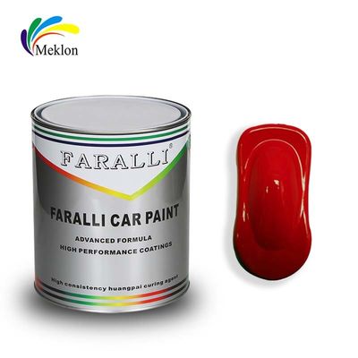 สีออโต้สีแดงสดใส ไม่กลิ่น ทนทานแอลคาลีได้หลายประการ