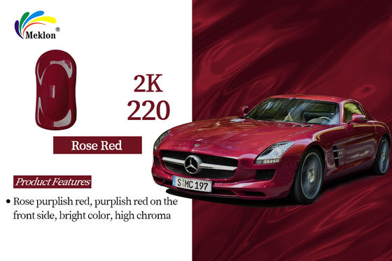 2K สีชมพูสีแดง สีรถยนต์ ผนังบน สีโลหะ ทนทานการเสื่อม