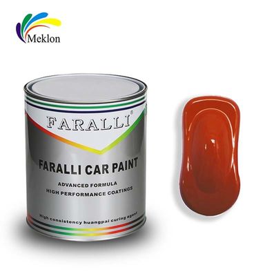 OEM เหล็กออกไซด์สีรถยนต์ชั้นบน 2K สีแดง Acrylic Spray ทนทานการเสื่อม