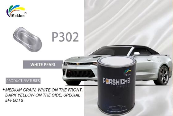 ทนทานต่อการสกัด และเป็นมิตรกับสิ่งแวดล้อม สีขาวของรถยนต์ Pearl Paint กันความชื้น ทนทานแอลคาลี