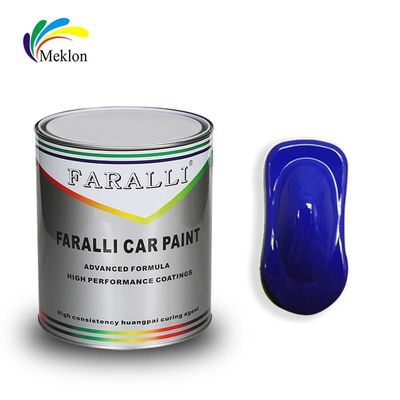 1K Brilliant Blue การเคลือบร่างรถสีรถยนต์ สีกันสนิม การแห้งเร็ว 1K สีโลหะ