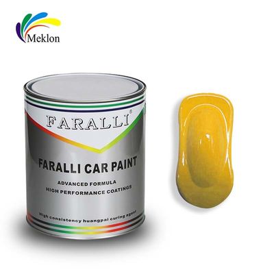 สีเคลือบรถยนต์ต้านสนิม 1K สีเหลืองกลาง ทัชอัพ Auto Spray Paint