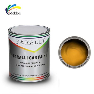 สีเคลือบรถยนต์ต้านสนิม 1K สีเหลืองกลาง ทัชอัพ Auto Spray Paint