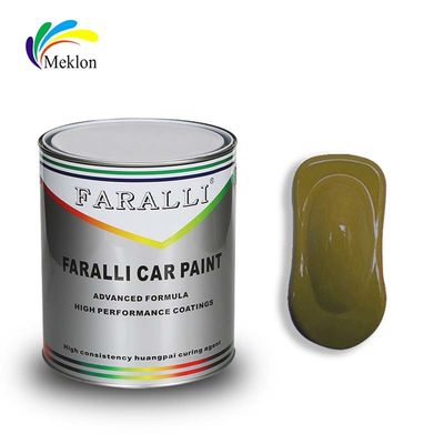 Mud Yellow 1K Car Paint Basecoat โคลนแอคริลิกกันหมอก