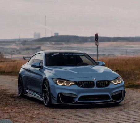 เนปทูนสีฟ้า ปรับสีรถยนต์ สเปรย์เปียก ทนทานสําหรับ BMW A85