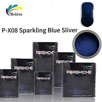 สีรถสีเงินโลหะที่ไม่เป็นพิษ กันน้ํา มั่นคง สีน้ําเงินสว่าง