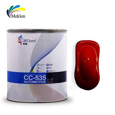 Bi Component Refinish Car Paint High Gloss Covering Power Base Coat 1K สีแข็ง สีแข็ง