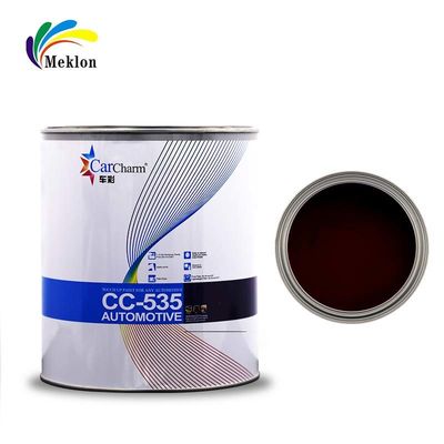 ความแข็งแรงสูง Auto Refinish Paint 2K Topcoat แม้ว่าสีดํารถยนต์