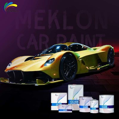 แสงทองและความลึกของรถด้วยสีสีรถยนต์เพชรทอง