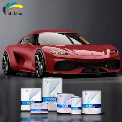 สีสีแดงละเอียดเพชรการปรับแต่ง สีรถยนต์ผสมพร้อมสําหรับการใช้งานในอุตสาหกรรมรถยนต์