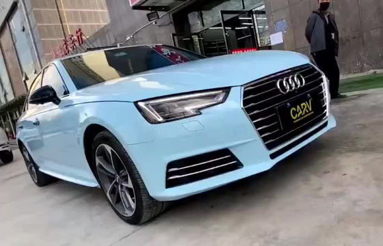 เตรียมผสมสีรถสําหรับ Audi LX5D สีน้ําเงิน Glacier ด้วยสีที่ตรงกัน