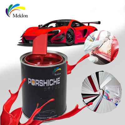 2K สีแดงสดใส สีรถยนต์ชั้นบน ทนทาน ทนต่อรอยขีดข่วนและสดใส