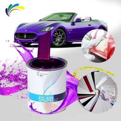 wholesale สีสีสีม่วง 2K Top Coat Refinish Paint สําหรับซ่อมรถยนต์