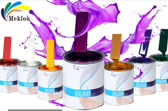wholesale สีสีสีม่วง 2K Top Coat Refinish Paint สําหรับซ่อมรถยนต์