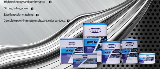 สีรถยนต์สีขาวบริสุทธิ์ 2K ที่ทนทานนาน เพื่อความทนทานกับอุณหภูมิสูง