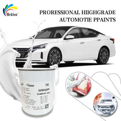 นิสสัน ABQ สีรถยนต์สีขาวเพชร สีรถยนต์