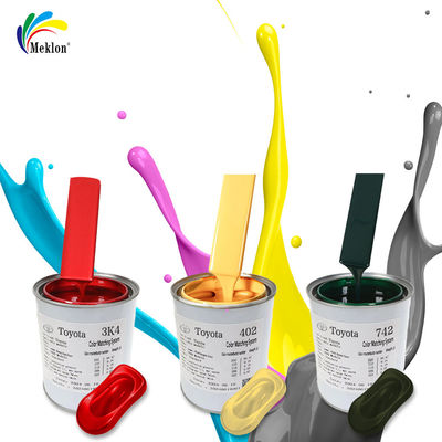 สีรถยนต์ผสมพร้อมกันกันรอยขีดข่วนและชิป สําหรับโตโยต้า 4Q2 แชมเปญทองคํา