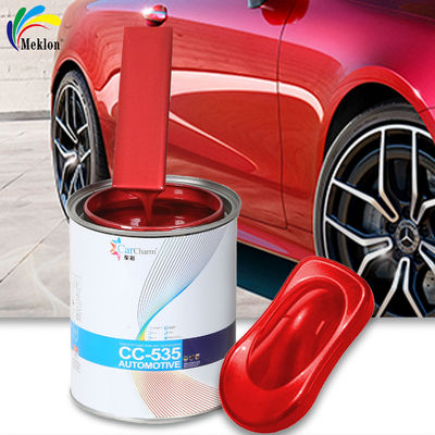 สีแดงเพชร สีรถยนต์ สีพื้นที่ กันความร้อน สีหล่อสูง