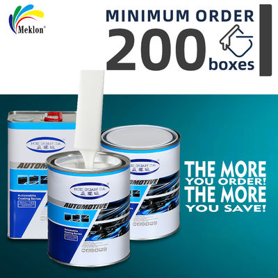 รับผิดชอบสูง ผลิตสีรถยนต์สีขาวอัจฉริยะ โรงงาน Basecoat Wholesale Automotive Car Paint