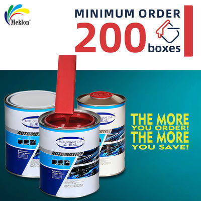 1K Red Car Refinish Paint ทีมงานการวิจัยและการผลิตอิสระที่มีแผนภูมิ Masterbatch และการ์ดสี