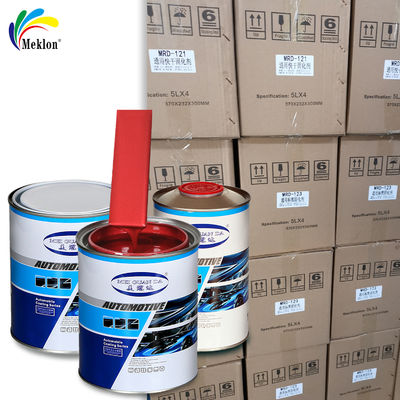 1K Red Car Refinish Paint ทีมงานการวิจัยและการผลิตอิสระที่มีแผนภูมิ Masterbatch และการ์ดสี