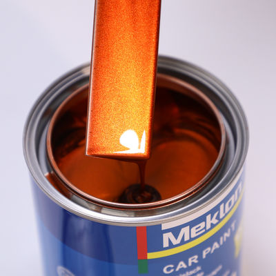 รถยนต์ 1K Flame Copper Pearl Acrylic Liquid Coating การใช้งานง่าย ระบบผสมสีรถยนต์ โรงงานราคาปลีกสําหรับ