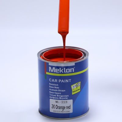 การปรับระดับดี 2K ส้มแดง สีโลหะรถยนต์ สีอะคริลลิก สเปรย์เคลือบเหลว