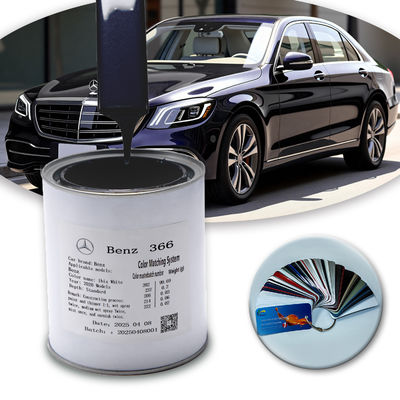 สีรถยนต์ 1K Blue Pearl Acrylic สําหรับ Mercedes-Benz DB366 สูตรน้ําที่เป็นมิตรต่อสิ่งแวดล้อม