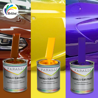 1K Crystal Yellow Pearl Auto Paint: สีสดใสและกันอากาศสําหรับร่างรถ