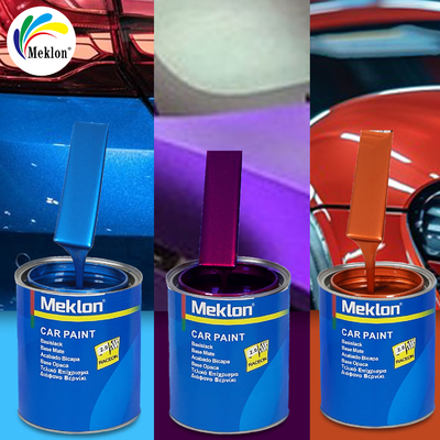สีรถยนต์ 1K Basecoat Blue Pearl Colors Crystal Coating Automotive Spray สีรถยนต์