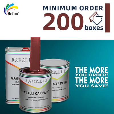 สีรถยนต์ประสิทธิภาพสูงสีแดง สำหรับงานซ่อมสีรถยนต์ เคลือบสีรถยนต์ ผงทองแดง สีรถยนต์ ระยะเวลาการแห้ง 2-3 ชั่วโมง