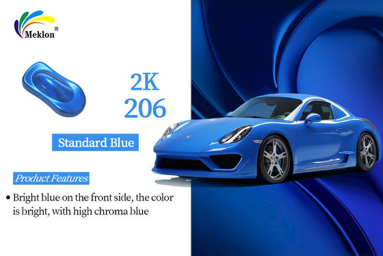 2K Stand Blue Paint สีรถยนต์ประสิทธิภาพสูง สีฉีด 2K Paint