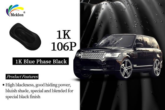 1K ช่วงสีน้ําเงิน สีดําพิเศษ สีแข็งสูง ระบบ Auto Refinish Paint สําหรับการซ่อมรถ