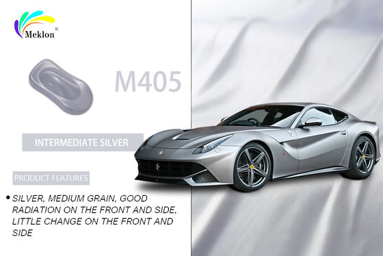 สีรถยนต์เพชรเหล็กเงิน ทนต่ออากาศ ไม่อันตราย