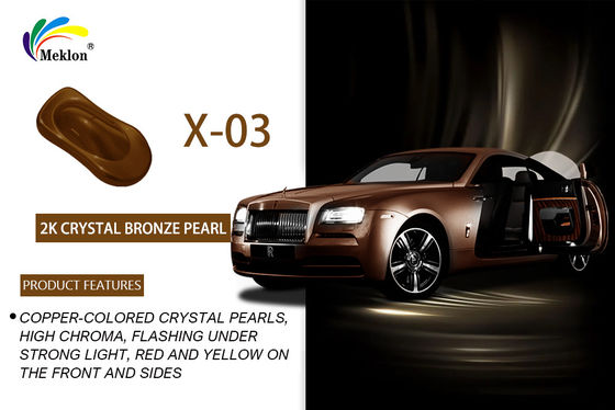 HS 1K Crystal Bronze Auto Paint: การใช้งานสูงและวัสดุดิบสําหรับร่างรถ