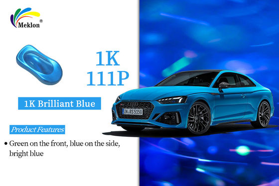 1K Brilliant Blue การเคลือบร่างรถสีรถยนต์ สีกันสนิม การแห้งเร็ว 1K สีโลหะ