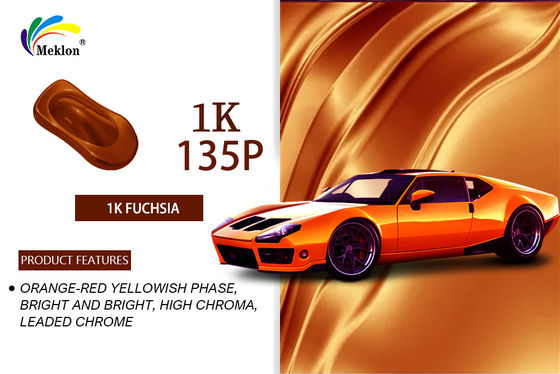 สีส้มแดง แอคริลิก ชุดใส การทาสีรถยนต์ กันน้ํา ไม่เป็นพิษ