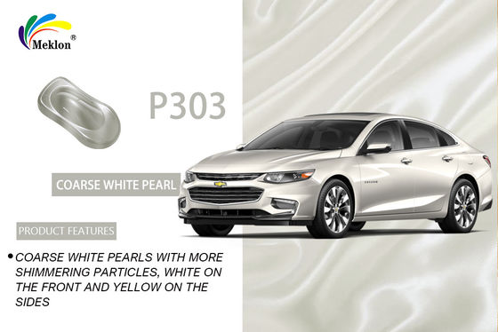 สีรถสีขาวขาว Pearl Paint กัน UV 1K Basecoat ใช้งานได้