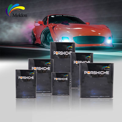 ผลิตภัณฑ์เคลือบสีรถยนต์สีแดงกุหลาบกันน้ำ ปลอดสารพิษ เงางาม สำหรับงานซ่อมสีรถยนต์