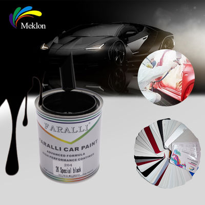 ความทนทานต่ออากาศที่ดี 1K สีดํามาก Auto Paint ODM OEM Car Refinish Paint
