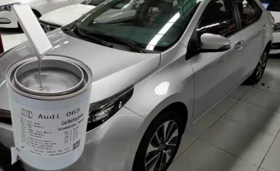 Toyota 1D4 Silver Refinish Auto Paint สําหรับความสว่างและความแข็งแรงสูงกว่า
