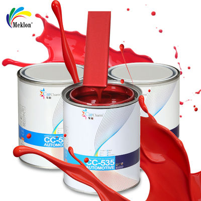 สีแดงเพชร สีรถยนต์ สีพื้นที่ กันความร้อน สีหล่อสูง