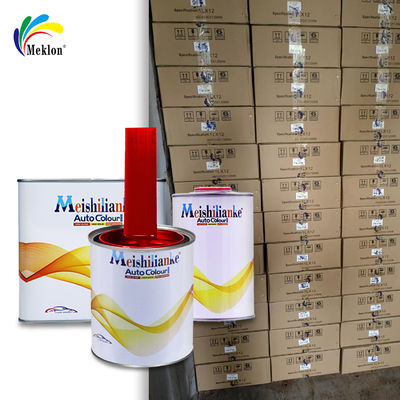 สีรองพื้นรถยนต์สีแดงที่เป็นมิตรต่อสิ่งแวดล้อม สีรถยนต์ติดทนนาน สารเคลือบของเหลวสำหรับยานยนต์