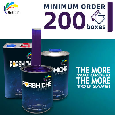 การเคลือบสีรถยนต์อะคริลิค Auto Refinish 1K PU Polyurethane การพ่นสีรถยนต์สําหรับการดูแลรถยนต์ สินค้าซ่อมแซม