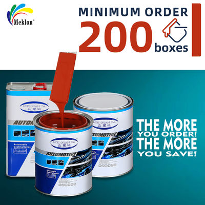 217 การเคลือบสีแดง รถยนต์ 1K เงิน โพลีอุเรธานโลหะสีรถยนต์