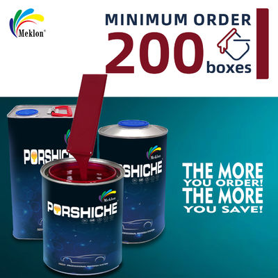 2K การทาสีรถยนต์อะคริลิคเรซิน รถ Refinish Paint สําหรับการซ่อมแซมรถยนต์