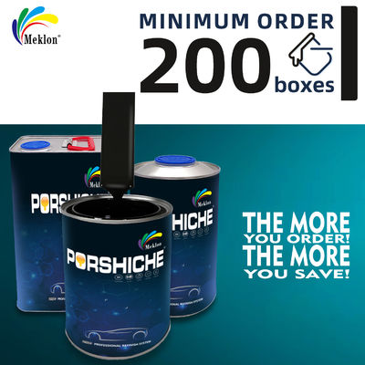 2K รถยนต์ Acrylic Resin สีดํา 2K สีสูงสุด สี Acrylic Coating Auto Refinish Paint
