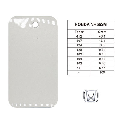 ความต้านทานรอยขีดข่วน Honda NH552M 1K สีเทาอ่อนสีเงิน