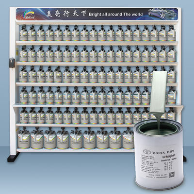 โตโยต้า 057 1k สีขาวเพชร โรงงานสีรถยนต์อะคริลิค ส่งตรงด้วยสูตรน้ําที่เหมาะกับสิ่งแวดล้อมที่แห้งเร็ว